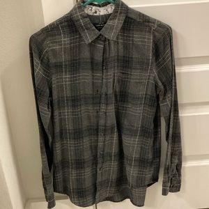Lucky Brand flannel with metallic threading